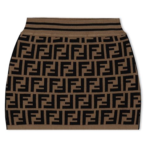 fendi knit mini skirt|fendi skirts girls.